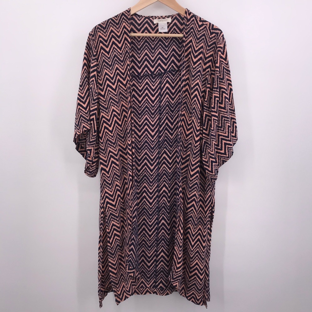 Tori Praver Kimono M/L Swimsuit Cover Up